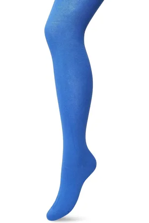Bonnie Doon Biologisch Katoenen Maillot Dames Blauw maat 42/44 XL - Uitstekende pasvorm - Gladde Naden - OEKO-TEX gecertificeerd - Bio Cotton Tights - Duurzaam en Huidvriendelijk Bio Katoen - Fel Blauw - - BP051900.366