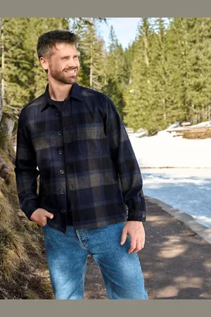Casa Moda Casual Outdoor Geblokt Overhemdjack 544367400-145 - L