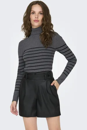JDY Plum Roll Neck Trui Dames
