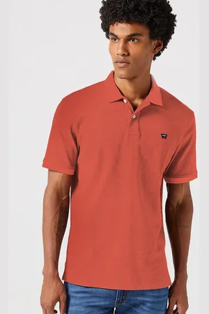 Lee Wrangler - REFINED POLO SHIRT BURNT SIENNA - M