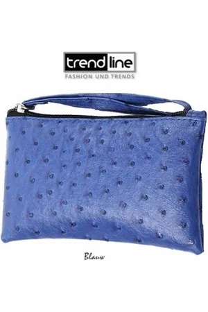 Huiscollectie Trendline - clutch / envelop tas / make-up tas / toilettas - - mat pu-leder - reliëf Polka Dots - 18 x 11 cm - volwassenen jeugd kinderen - unisex - casual - feest gala bruiloft