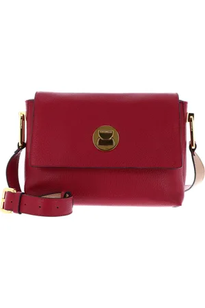 Coccinelle Leren Schoudertas Liya Crossbody Bag (rood)paars