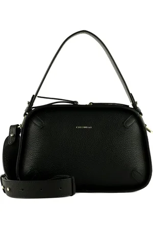 Coccinelle Leren Handtas Schoudertas Maleta Handbag Zwart