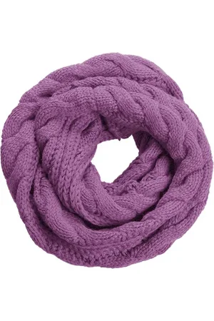 Merkloos 130x28cm dikke gebreide sjaal voor dames - winterwol ronde milieuvriendelijke warme gehaakte sjaal - modieuze geribbelde gebreide sjaal - gebreide gedraaide sjaal - warme effen wollen sjaal voor buiten