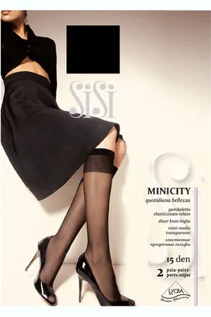 SiSi Mini city 2 paar panty kousjes 15 den maat M/L