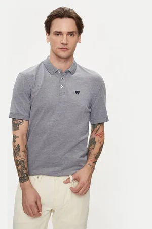 Lee Wrangler - REFINED POLO SHIRT NAVY - XXL