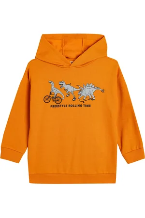 Koton Capuchon kraag Met drukwerk Sweatshirt