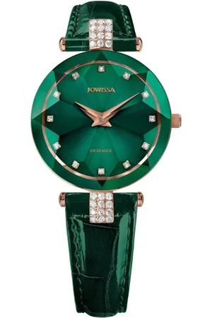JOWISSA J5.775.M - Polshorloge - Dames - Quartz - Facet Strass