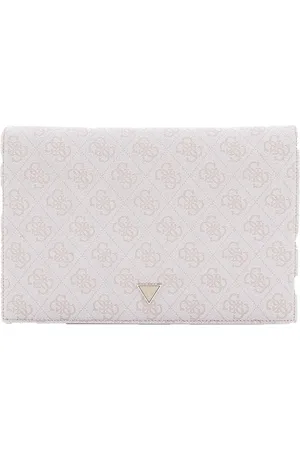 Guess Avondtas Koppeling Orlina Card Holder Lichtgrijs