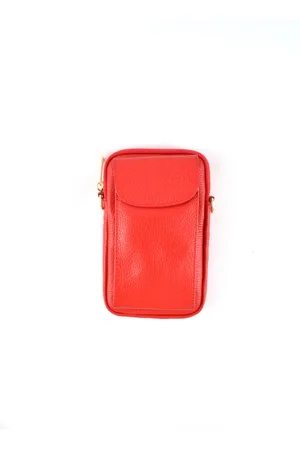 Giuliano Lederen telefoontasje Anna - - Dames- Made in Italy