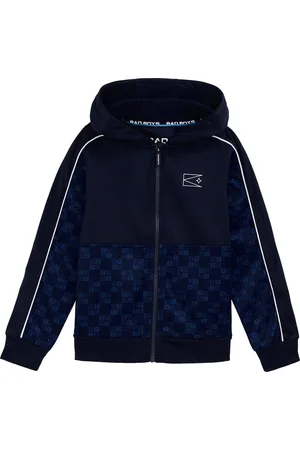 WE Fashion Jongens sweat vest met capuchon