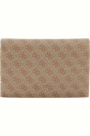 Guess Avondtas Koppeling Orlina Card Holder Taupe