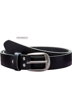 Merkloos Riem, 3 cm breed, gemaakt van Full Grain Runderleer degelijk en stoer , kleur maat 85