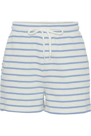 Pieces® Dames pyjama korte broek - Zomer shorts - gestreept - Katoenen losse korte pyjamabroek - gestreept