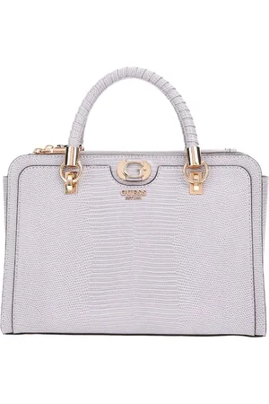 Guess Handtas Schoudertas Orlina Society Satchel Lichtgrijs