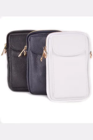 Giuliano Lederen telefoontasje Anna - - Dames- Made in Italy