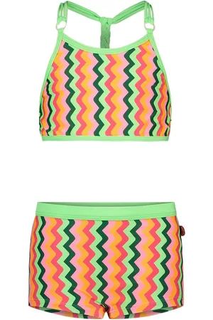 Just Beach Meisjes bikini - colour zigzag