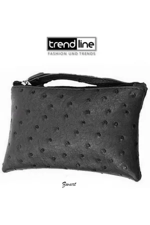 Huiscollectie Trendline - clutch / envelop tas / make-up tas / toilettas - - mat pu-leder - reliëf Polka Dots - 18 x 11 cm - volwassenen jeugd kinderen - unisex - casual - feest gala bruiloft