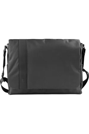 Bugatti Business tas Schoudertas met laptopvak Domani Messenger Bag Antraciet