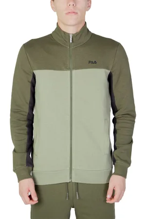 Fila Sweatshirt Met Rits En Lange Mouwen