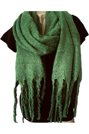 Merkloos Lange Warme Sjaal - Dikke Kwaliteit - Groen - 230 x 50 cm (8851163604#)