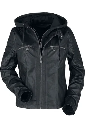 EMP Jasje van imitatieleer in bikerstijl Vrouwen - XS