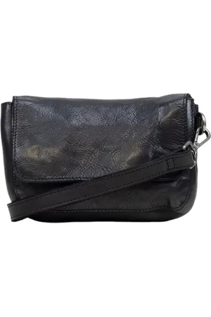 DSTRCT Harrington Road Flapbag Small - leer -