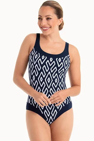 Anita Care Tribal Monotones Prothese Badpak 6395 321 Donkerblauw - maat EU 50C / FR 50C
