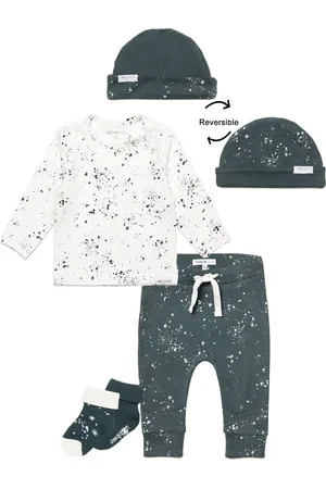 Noppies Kledingset - 5delig - Broek Jos - Shirt Gale Snow - Muts - 2 paar sokken Milo