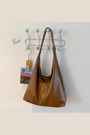 Merkloos Chique Vintage-Geïnspireerde Tote Bag voor Vrouwen - Modieuze Schoudertas & Okseltas-Perfect voor Werk of Reizen handtas