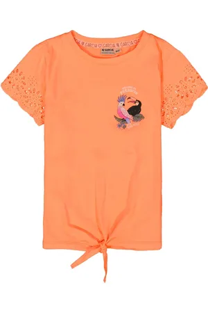 Garcia Meisjes T-shirt Oranje Korte mouw