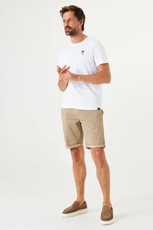 Garcia Heren T-shirt Wit Korte mouw