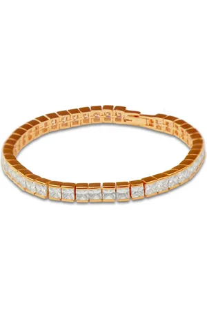 Silventi 980101569 Stalen Tennisarmband met Zirkonia - Staal - Zirkonia - 18cm - 5mm