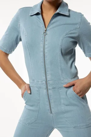 Garcia Dames Jumpsuit Blauw