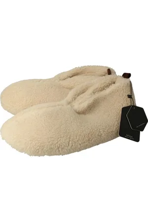Apollo Slof pantoffel dames teddy offwhite 39/40 - 1 Paar