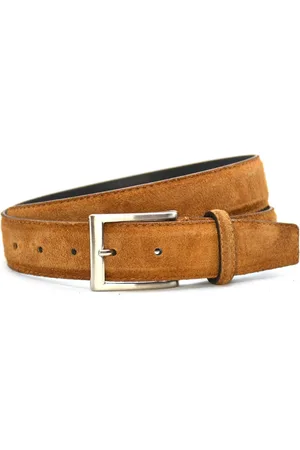 Timbelt Suede Pantalon Riem - Heren riem - Jeans & Pantalon riem - suède riem - Riemmaat 105 cm - Totale lengte 120 cm