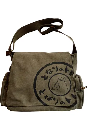 Merkloos Tas - draagtas - Schoudertassen - Schoudertas - Reistas - Strandtas - canvas - 7 zakken - met rits - 39*35*1.5