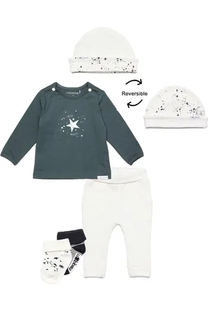 Noppies Kledingset - 5delig - Broek Humpie - Shirt Lux Slade - Muts - 2 paar sokjes