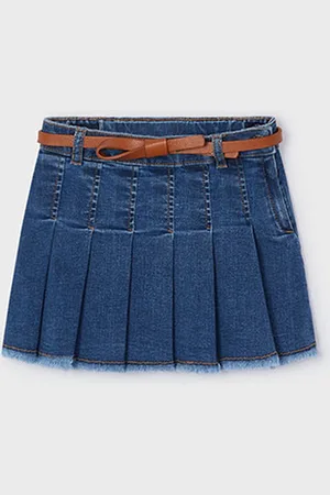 Mayoral Meisjes jeans rok met riem - Medium