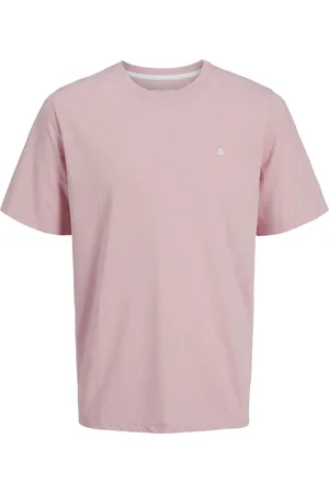 JACK & JONES JACK&JONES JJEPAULOS TEE SS CREW NECK NOOS Heren T-shirt - Pink Nectar Melange