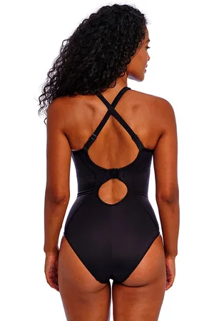 Freya Freestyle Underwired Moulded Swimsuit Midnight Leopard - 70H