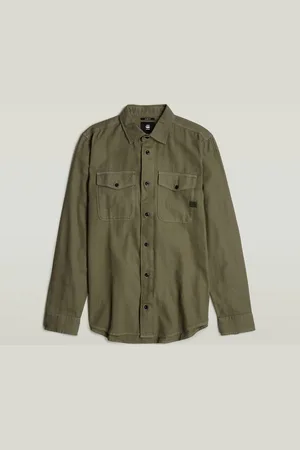 G-Star Marine Slim Shirt l\s - Heren - Shirts