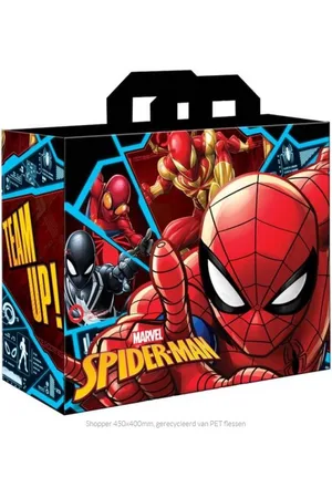 SPIDERMAN Spiderman shopper, Spiderman tas, Spiderman, Boodschappentas, Tas