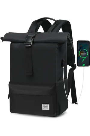 TAN.TOMI Rugzak, Rolltop Rugzak, 30 tot 40 L-Waterdicht-met Laptopvak Tot 15,6 Inch en Externe USB-Poort