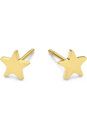 CO88 Oorbellen Dames - Oorstekers - Ster - Ø6mm - Staal - - 8CE-70302