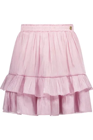 Le Chic Zomer rok meisjes Lilac paars - silky voile - Tamar