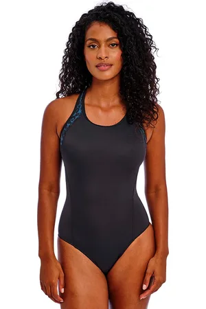 Freya Freestyle Underwired Moulded Swimsuit Midnight Leopard - 80E