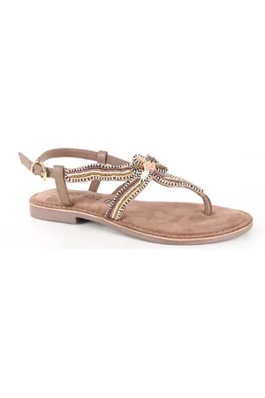 Lazamani Dames Sandalen 75.298 Taupe