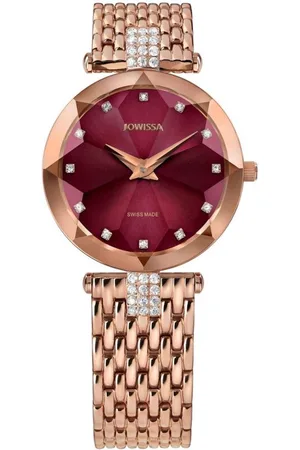 JOWISSA J5.772.M - Polshorloge - Dames - Quartz - Facet Strass