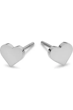 CO88 Elemental 8CE 70299 Stalen oorbellen - hart - 6 mm